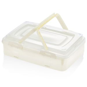 Herzberg Aufbewahrungsbehälter für Torten, Sicherheitsverschluss BPA-frei, El...