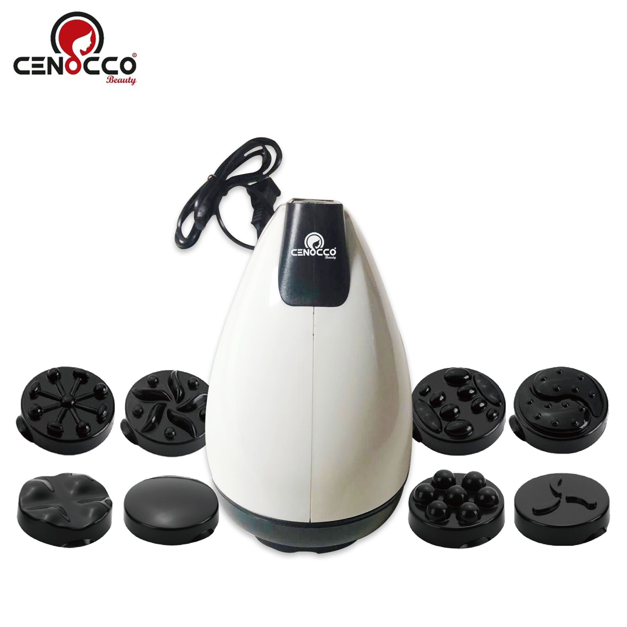 Cenocco Beauty CC-9105 Massagegerät gegen Cellulite, 8 austauschbare Köpfe – Bild 3