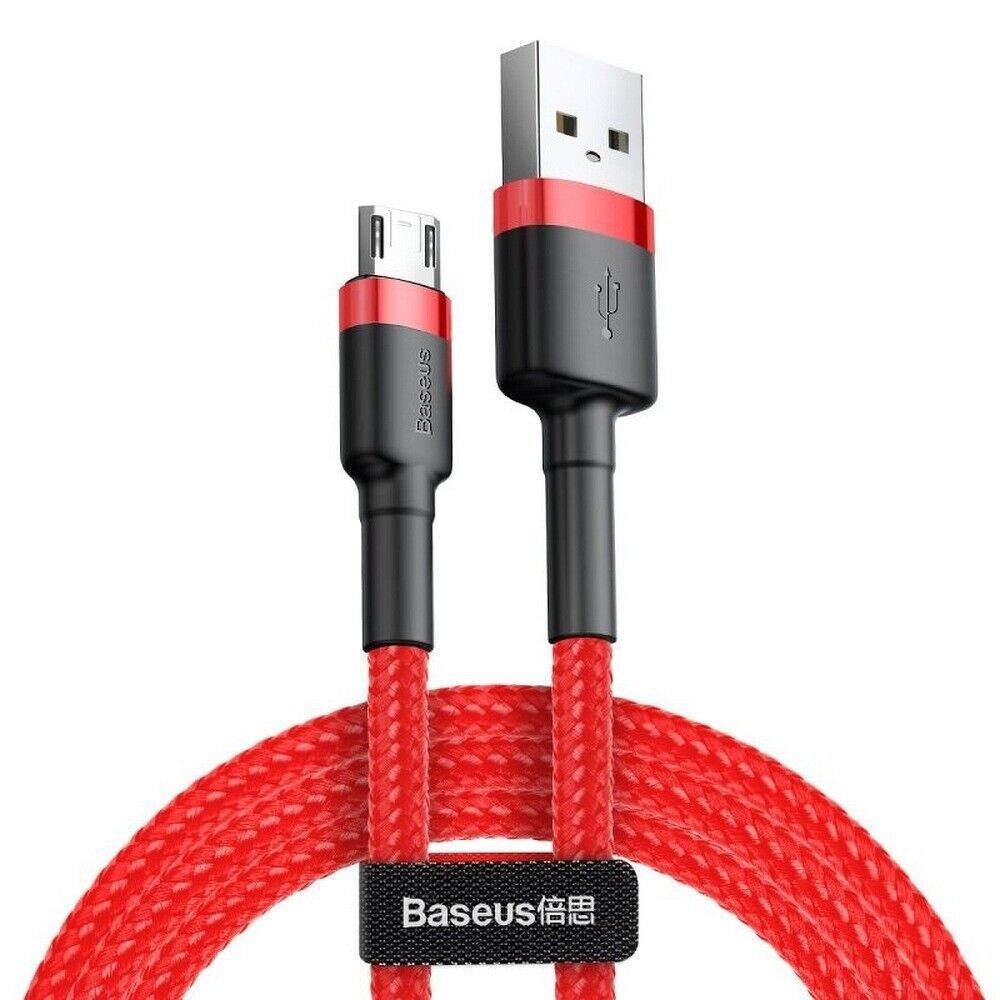 BASEUS haltbares Kabel USB Cafule Micro 1,5A 2 Meter CAMKLF-C09, rot – Bild 5