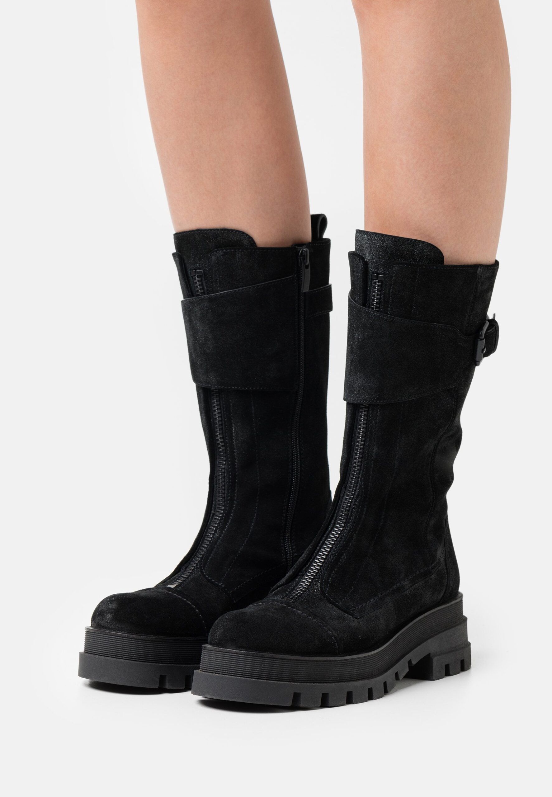 Bruno Premi Damen Plateaustiefel Schuhe Stiefel Boots in black, Große 39 – Bild 3