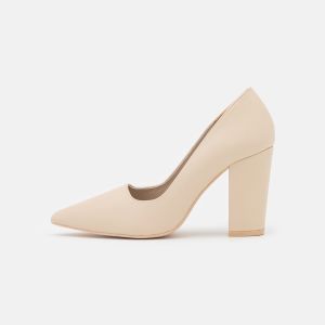 Nly by Nelly IMMORTAL BLOCK - Damen Pumps in light beige, Große EU 39