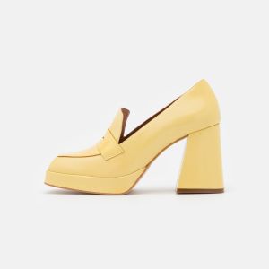 ÁNGEL ALARCÓN Damen Plateaupumps, amarillo, Große EU 39