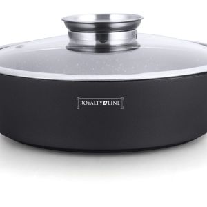 Royalty Line 40cm Flacher Suppentopf Kochtopf mit Aromaknopf