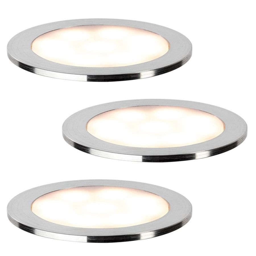 Paulmann 93828 Spec Einbauleuchten-Set Allround rd IP67 LED 4000K 3x0,7W