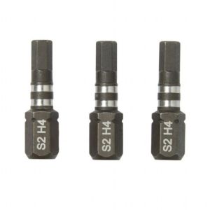 Erbauer Schlagschrauber Bits Impaktor schlagfest H4 x 25mm 3er Pack
